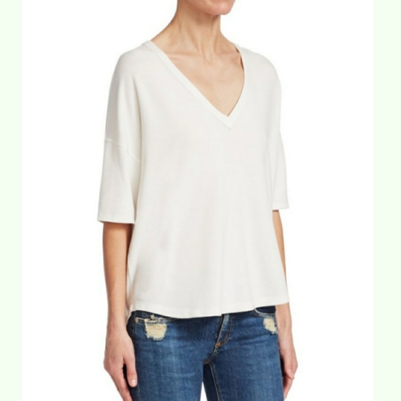 RAG AND BONE White Phoenix Tee - Picture 7 of 11